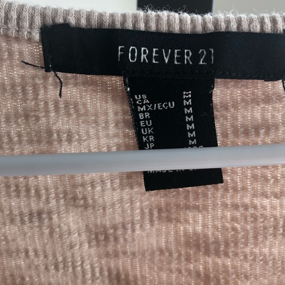 Adorable cream/beige ribbed babydoll dress/top - Picture 4 of 10